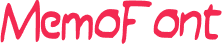 MemoFont