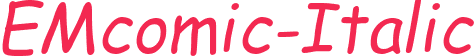 EMcomic-Italic
