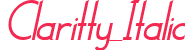 Claritty_Italic