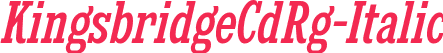 KingsbridgeCdRg-Italic