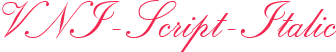 VNI-Script-Italic