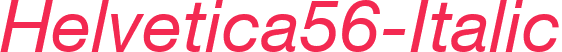 Helvetica56-Italic