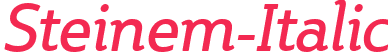 Steinem-Italic